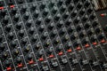 Vintage mixing console Royalty Free Stock Photo