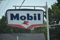 Vintage Mobil sign in Little Rock Arkansas