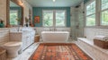 Vintage Modern Bathroom Ambiance