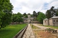 The vintage monastery in Cetinje, Montenegro Royalty Free Stock Photo