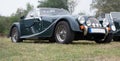 Vintage Morgan car - lateral view