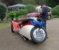 Vintage morgan f2 classic car Royalty Free Stock Photo