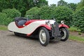 Vintage morgan f2 classic car Royalty Free Stock Photo