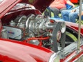 Vintage morris minor turbo engine