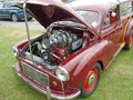 Vintage morris minor turbo engine