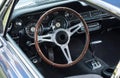 Vintage motor sports car interior Royalty Free Stock Photo