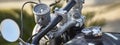 Vintage motorbike detail Royalty Free Stock Photo