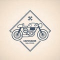Vintage Motorbike Label