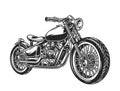 Vintage motorcycle concept Royalty Free Stock Photo