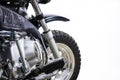 Vintage motorcycle. Custom scrambler motocross. Retro motorbike Royalty Free Stock Photo