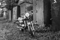 Vintage Motorcycle Generic Motorbike In Royalty Free Stock Photo