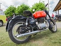 Vintage motorcycle Gilera B300 Royalty Free Stock Photo