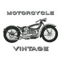 Vintage motorcycle label. Royalty Free Stock Photo