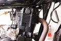 Vintage Motorcycle machine Royalty Free Stock Photo