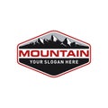 Vintage Mountain Logo Template