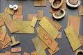 Vintage movable type