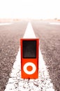 Vintage MP3 Music Player Royalty Free Stock Photo