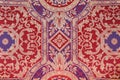 Vintage multicolor fabric pattern