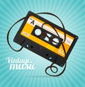 Vintage Music Background. Vector Royalty Free Stock Photo