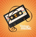 Vintage Music Background. Vector Royalty Free Stock Photo