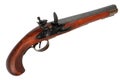 Vintage muzzleloader flintlock pistol Royalty Free Stock Photo