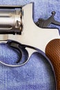 Vintage Nagan revolver Royalty Free Stock Photo