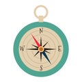 Vintage nautical compass rose. Royalty Free Stock Photo