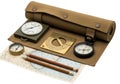 Vintage navigation tools set Royalty Free Stock Photo