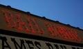 Vintage Neon Bail Bonds Sign on Building Front Royalty Free Stock Photo
