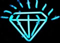 Vintage Neon Diamond Sign