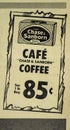 Vintage newspaper add of Chase & Sanborn Coffee