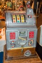 Vintage Nickel Slot Machine in excellent condition Royalty Free Stock Photo