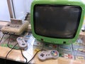 Vintage Nintendo Super Famicom video game console