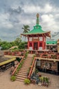 Vintage Nipponzan Myohoji A Japanese Buddhist Temple in Puri