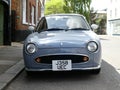 Vintage Nissan Figaro Car, Norwich, Norfolk, UK Royalty Free Stock Photo