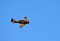 Vintage North American T-6  Harvard  4 Wacky Rabbit  Aircraft in Flight. Royalty Free Stock Photo