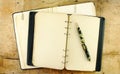 Vintage Notebook and Pen