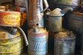 Vintage Oil and Gas Cans, Memorabilia