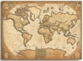 Vintage old ancient world map without labels Beautiful HD wallpaper High Resolution Royalty Free Stock Photo