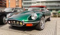 Vintage Cars, Jaguar E Type Royalty Free Stock Photo