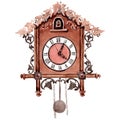 Vintage old clock. Watercolor background illustration set. Isolated clocks illustration element. Royalty Free Stock Photo