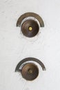 Vintage old doorbells Royalty Free Stock Photo