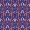 Vintage old fashioned paisley ornament, seamless texture for wallpapers, textile, wrapping. Exquisite floral oriental