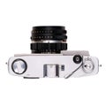 vintage old film camera isolated Royalty Free Stock Photo