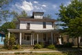 Vintage old historic dilapidated southern home Royalty Free Stock Photo