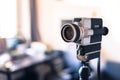 Vintage old movie camera Royalty Free Stock Photo