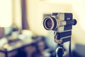 Vintage old movie camera Royalty Free Stock Photo