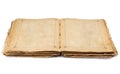 Vintage old open book and empty pages Royalty Free Stock Photo
