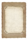 Vintage old paper with scratches and stains texture background Royalty Free Stock Photo