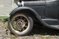 Vintage - Old Style Car - Closeup Royalty Free Stock Photo